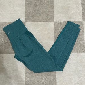 NVGTN Teal Contour Seamless Leggings